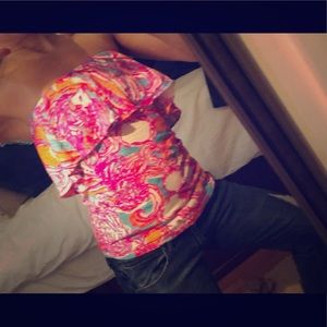Lily Pulitzer summer ruffle top